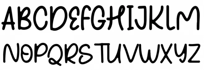 Be Smile Schriftart Groß