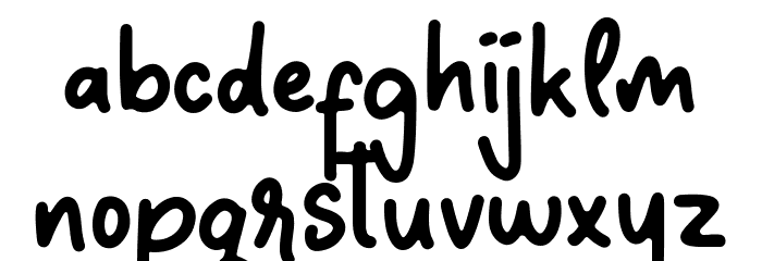 Be Smile Font LOWERCASE
