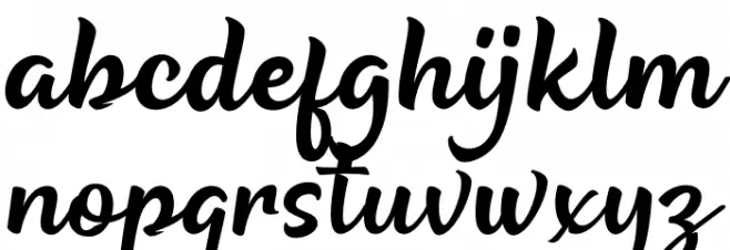 Be Strong Schriftart Kleinbuchstaben