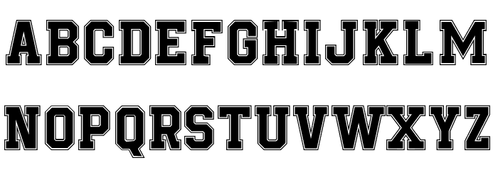 Be True To Your School Regular Font LOWERCASE