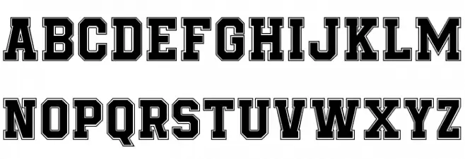 Be True To Your School Regular Schriftart Groß