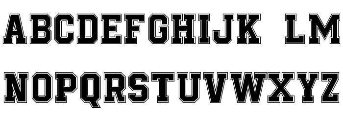 Be True To Your School Regular Font LOWERCASE