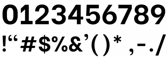 Be Vietnam Bold Font OTHER CHARS