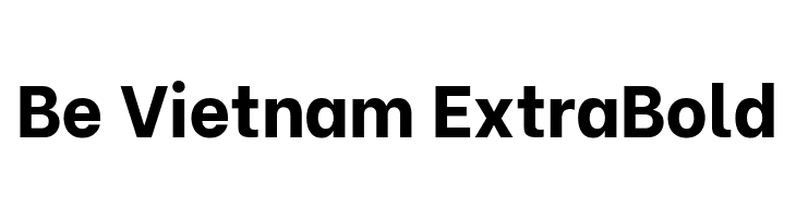 Be Vietnam ExtraBold 
