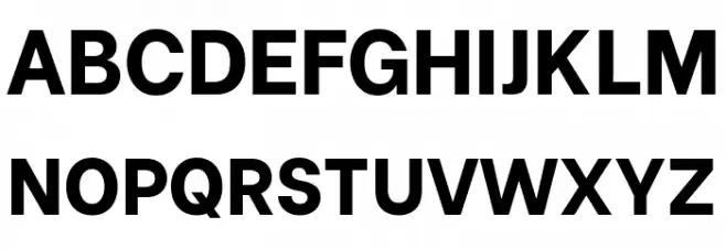 Be Vietnam ExtraBold Font Litere mari