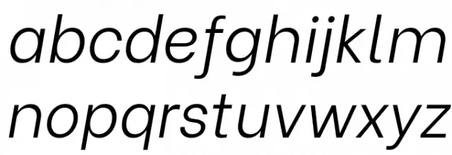 Be Vietnam Light Italic Fuentes MINÚSCULAS