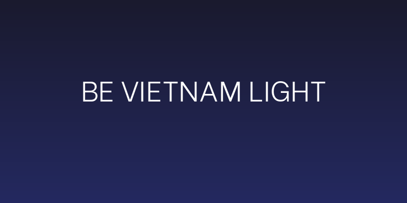 Be Vietnam Light Social Header