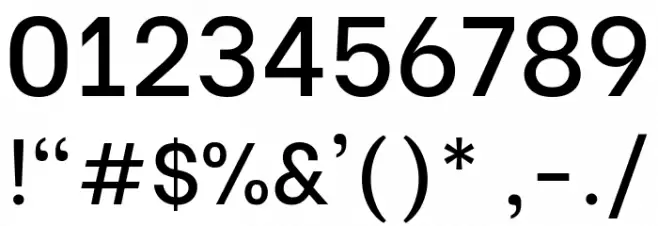 Be Vietnam Medium Font OTHER CHARS