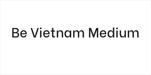 Be Vietnam Medium Logo