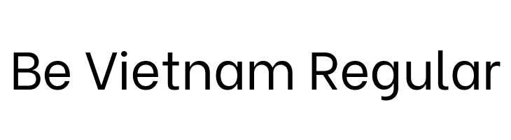 Be Vietnam Regular  les polices de caractères gratuit tlcharger