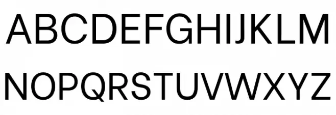 Be Vietnam Regular フォント 大文字