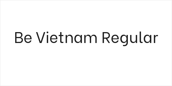 Be Vietnam Regular Logo