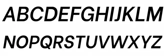 Be Vietnam SemiBold Italic خط أحرف كبيرة