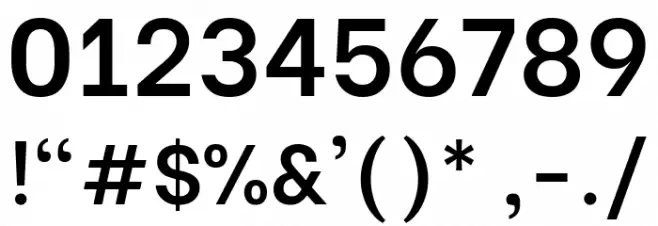 Be Vietnam SemiBold Font OTHER CHARS