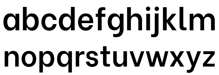 Be Vietnam SemiBold Font LOWERCASE