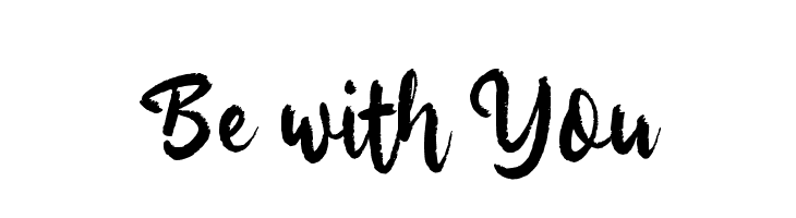 Be with You  baixar fontes gratis