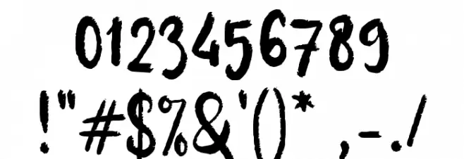 Be with You Font OTHER CHARS