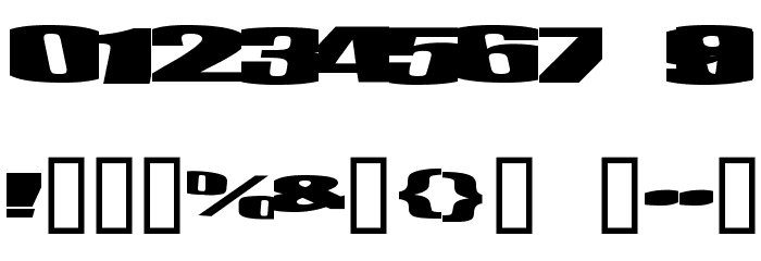 BeBop Font OTHER CHARS