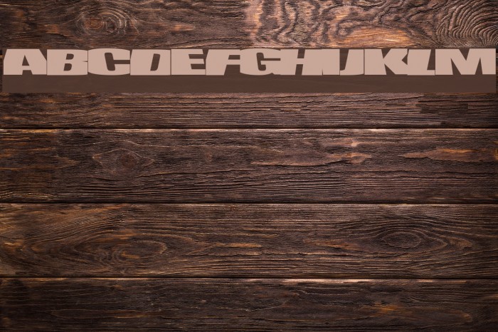 BeBop Font examples