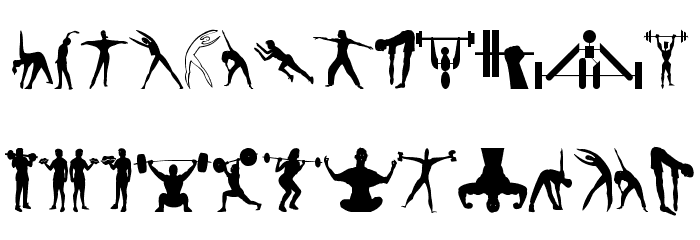 BeFit Font LOWERCASE