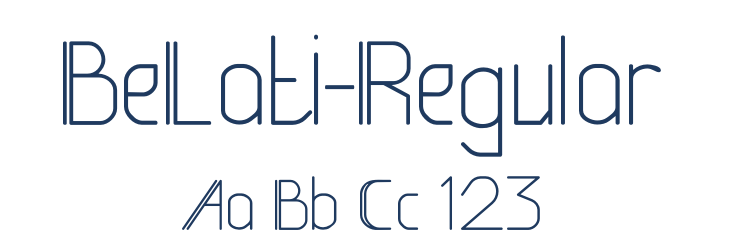 BeLati-Regular Font Preview