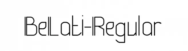 BeLati-Regular  Fuentes Gratis Descargar