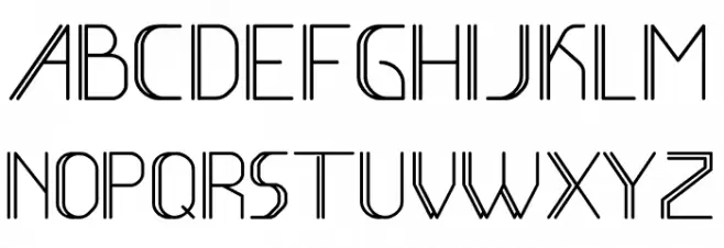 BeLati-Regular Schriftart Groß