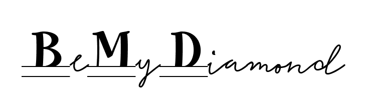 BeMyDiamond  font caratteri gratis