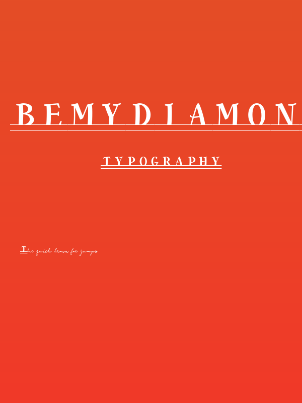 BeMyDiamond Poster