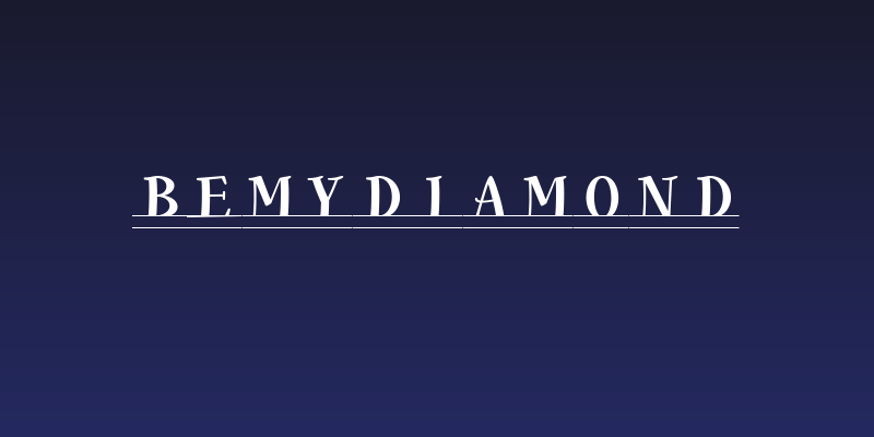 BeMyDiamond Social Header