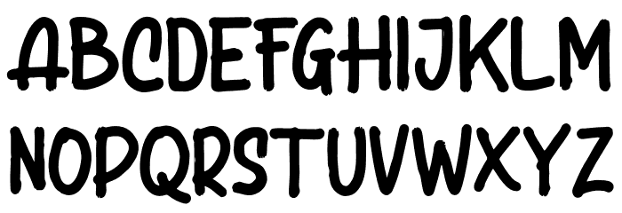 BeSeriousDEMO Font UPPERCASE