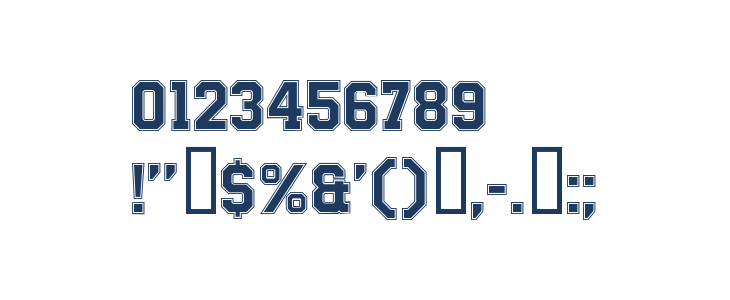 BeTrueToYourSchool-Regular Other Characters