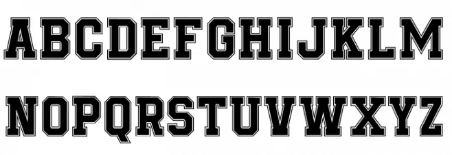 BeTrueToYourSchool-Regular Polices MAJUSCULES