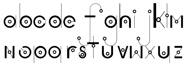 Bea Font LOWERCASE