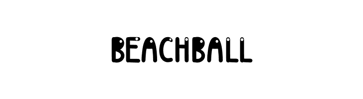 Beach Ball  font caratteri gratis
