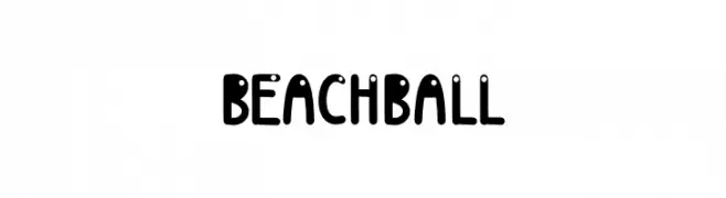 Beach Ball  Free Fonts Download