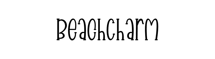 Beach Charm  les polices de caractères gratuit tlcharger