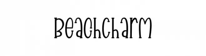 Beach Charm  नि: शुल्क फ़ॉन्ट्स डाउनलोड