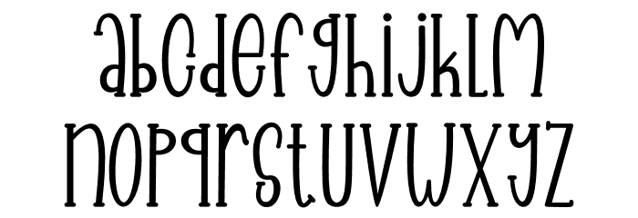 Beach Charm Font LOWERCASE
