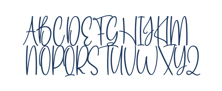 Beach Christmas Uppercase