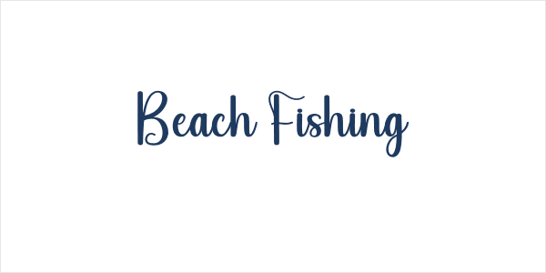 Beach Fishing Logo