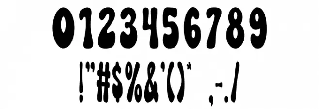 Beach Flower Bold Fonte OUTROS PERSONAGENS