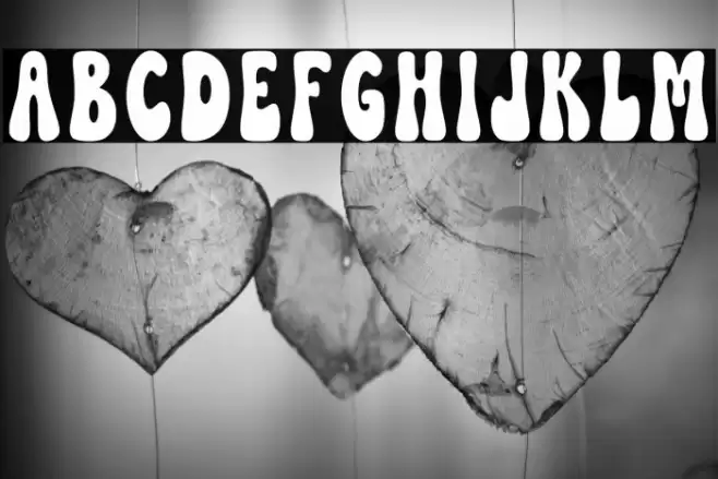 Beach Flower Bold خط examples