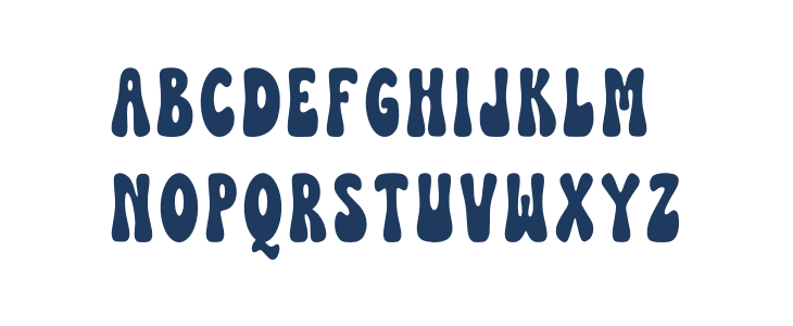 Beach Flower Bold Lowercase