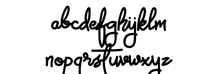 Beach Free Font LOWERCASE