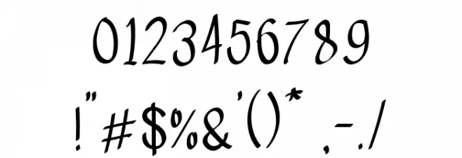 Beach Front Font OTHER CHARS