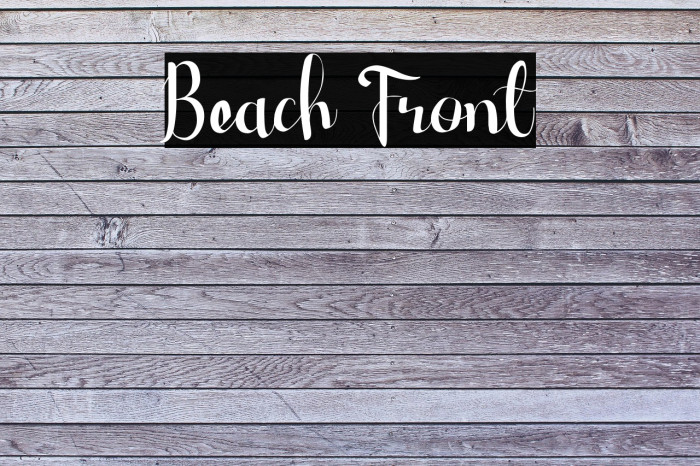 Beach Front Example 2