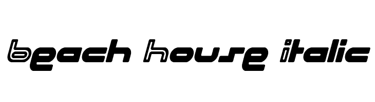 Beach House Italic  免费字体下载