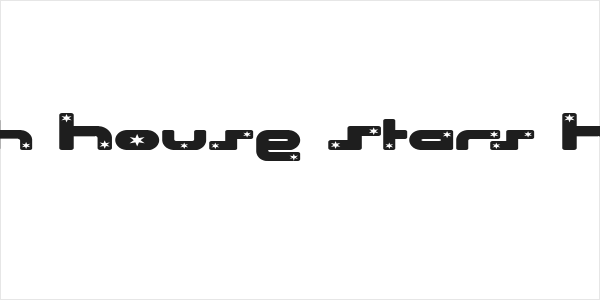 Beach House Stars Heavy Logo