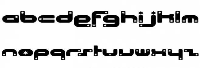 Beach House Stars Heavy 字体 小写